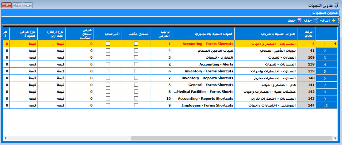 تنبيهات وتنظيم المواعيد